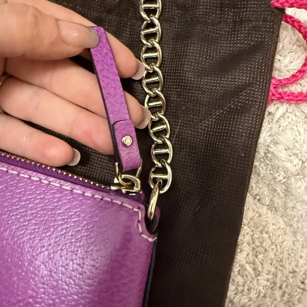 NWOT Kate Spade Vibrant Purple Shoulder Bag